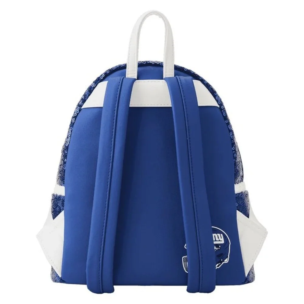 Loungefly NFL New York Giants Sequin Mini Backpack Blue